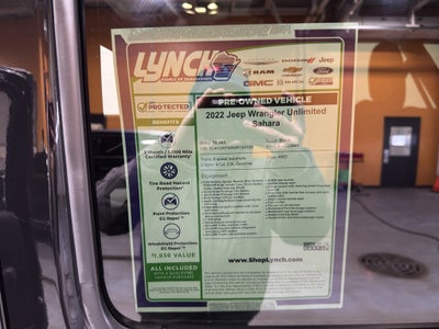 2022 Jeep Wrangler Unlimited Sahara