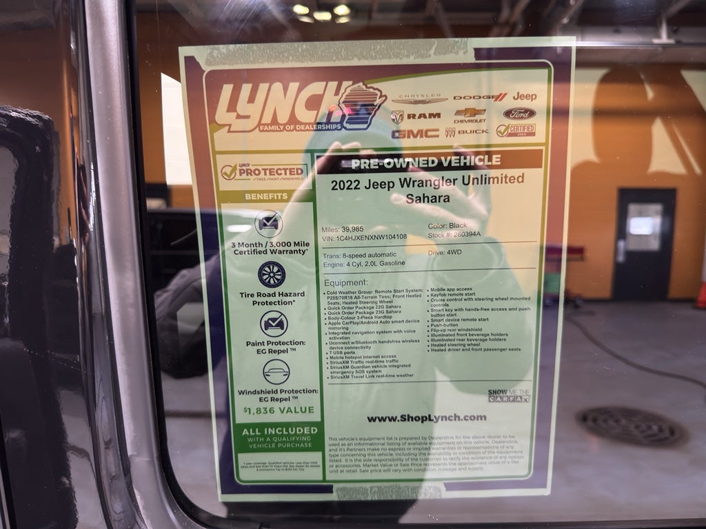 2022 Jeep Wrangler Unlimited Sahara