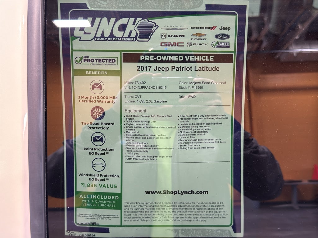 2017 Jeep Patriot Latitude