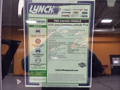 2020 Jeep Cherokee Latitude Plus