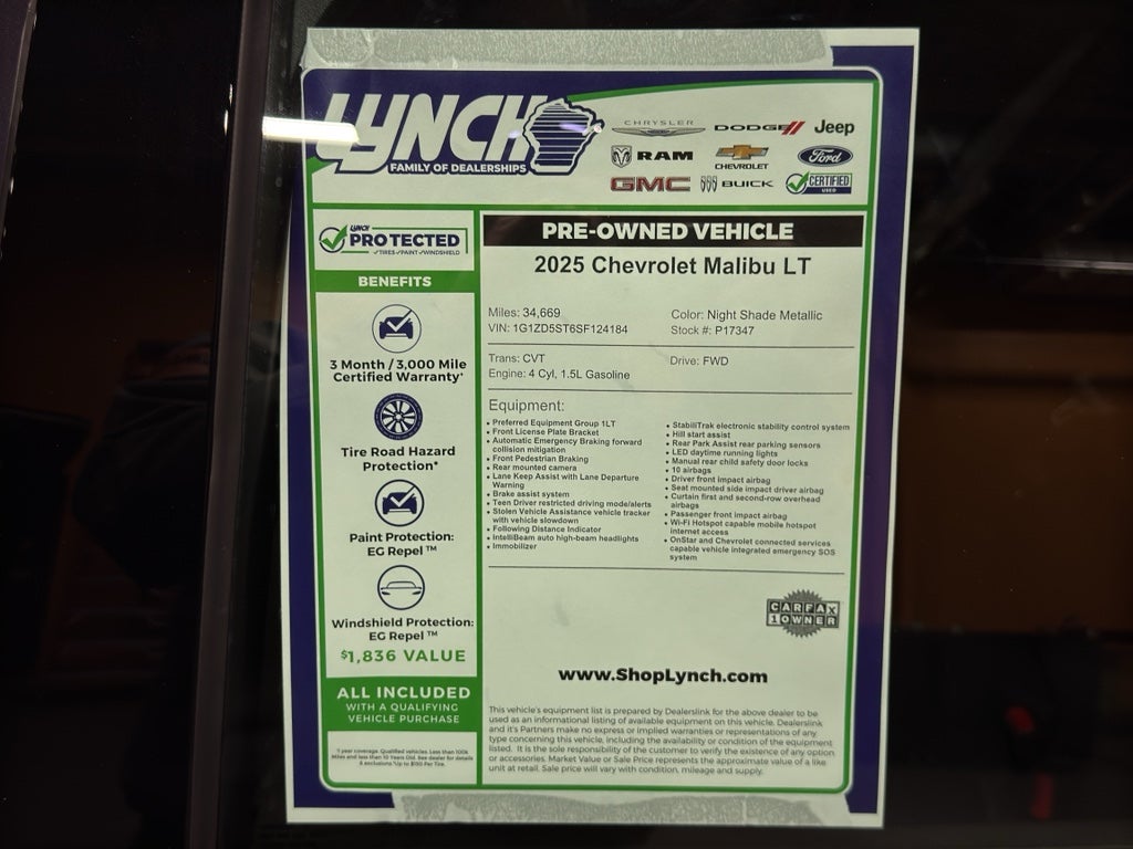 2025 Chevrolet Malibu 1LT