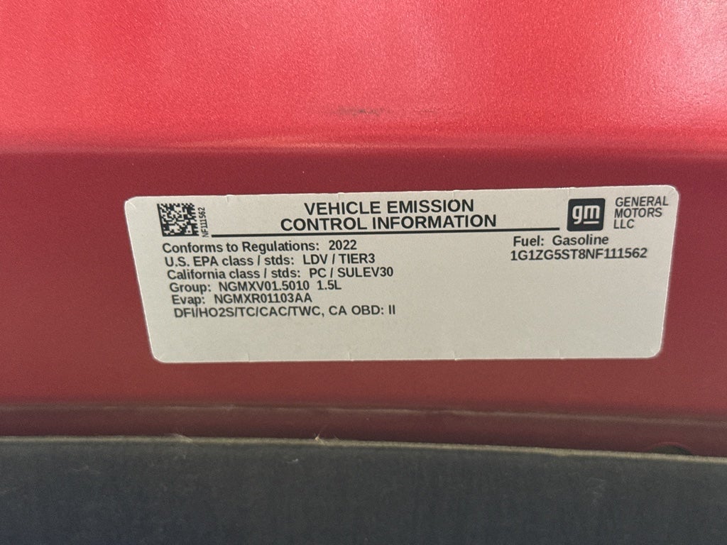 2022 Chevrolet Malibu RS