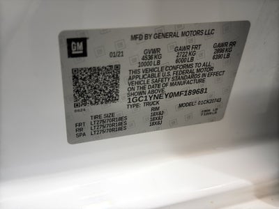 2021 Chevrolet Silverado 2500 HD LT