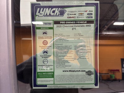 2020 Chevrolet Colorado 4WD Z71