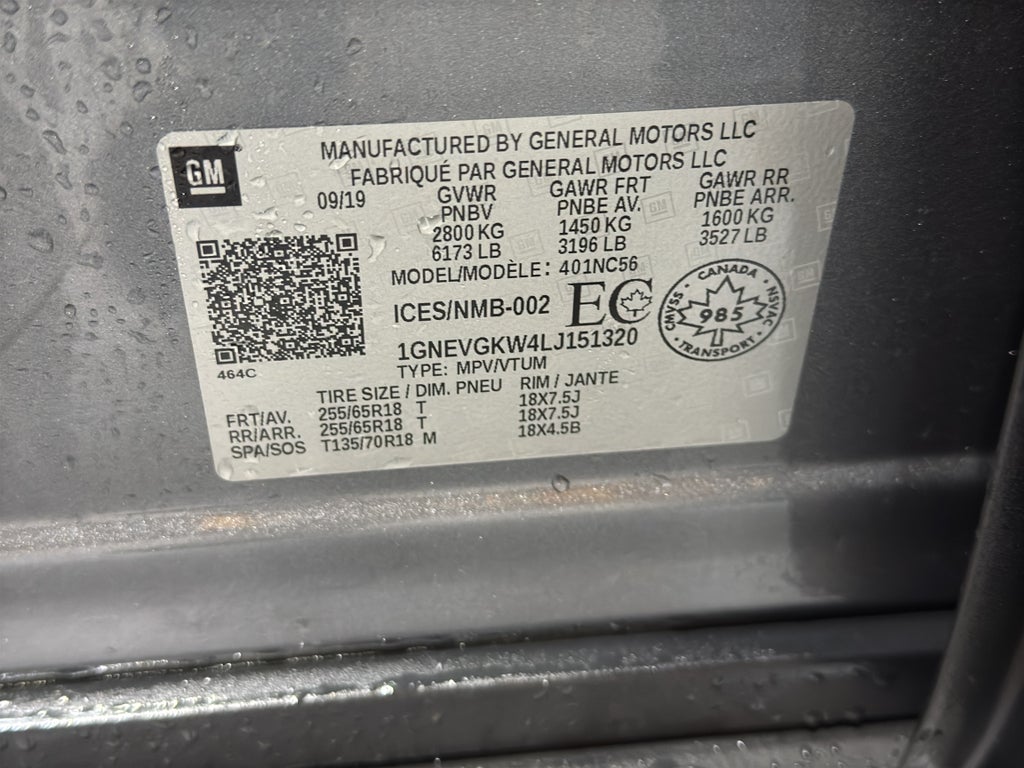 2020 Chevrolet Traverse LT Cloth