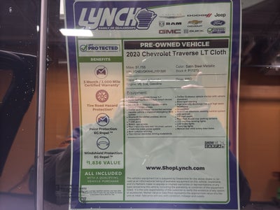 2020 Chevrolet Traverse LT Cloth