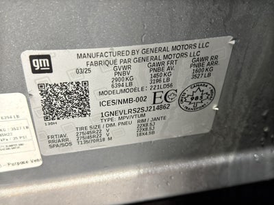 2025 Chevrolet Traverse RS