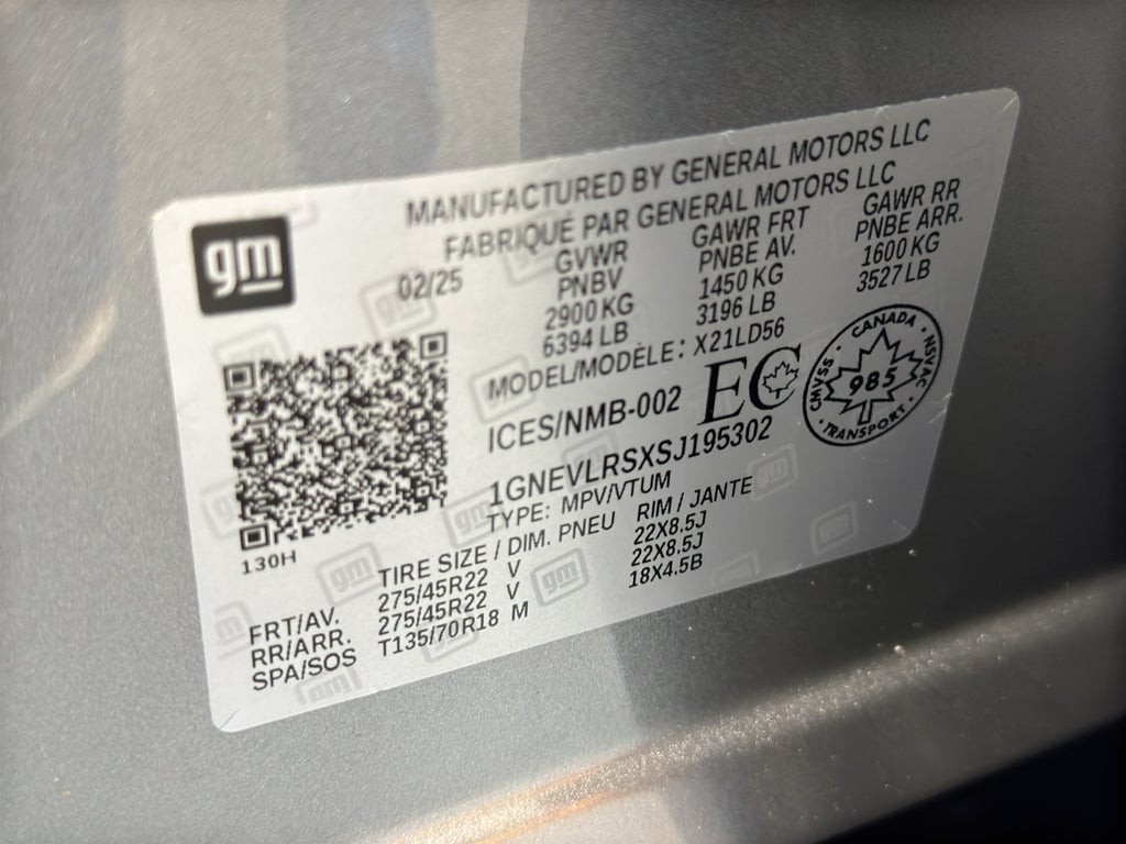 2025 Chevrolet Traverse RS