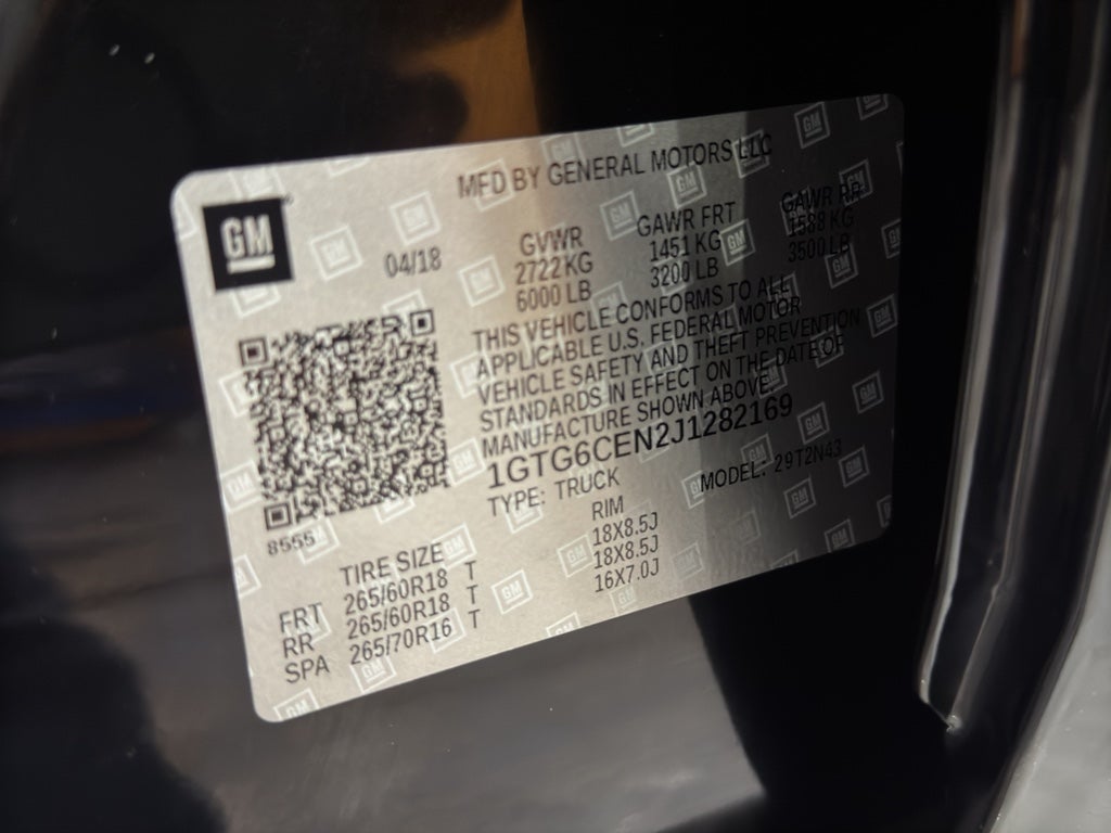 2018 GMC Canyon 4WD SLE