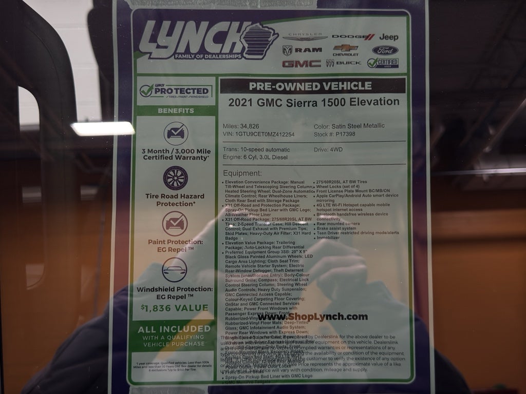 2021 GMC Sierra 1500 Elevation