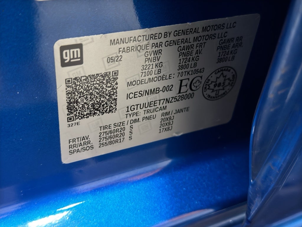 2022 GMC Sierra 1500 AT4