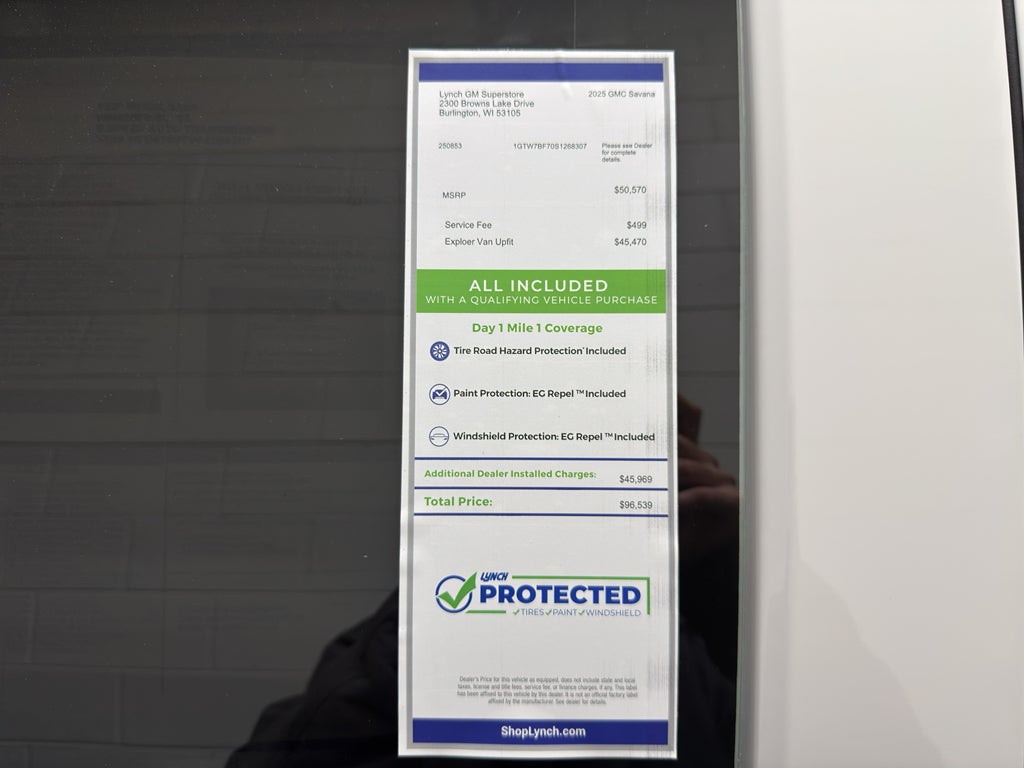 2025 GMC Savana Cargo 2500 Work Van