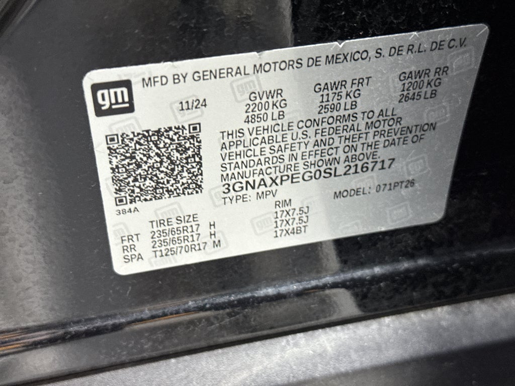 2025 Chevrolet Equinox LT