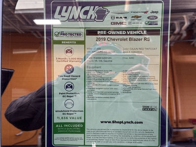 2019 Chevrolet Blazer RS