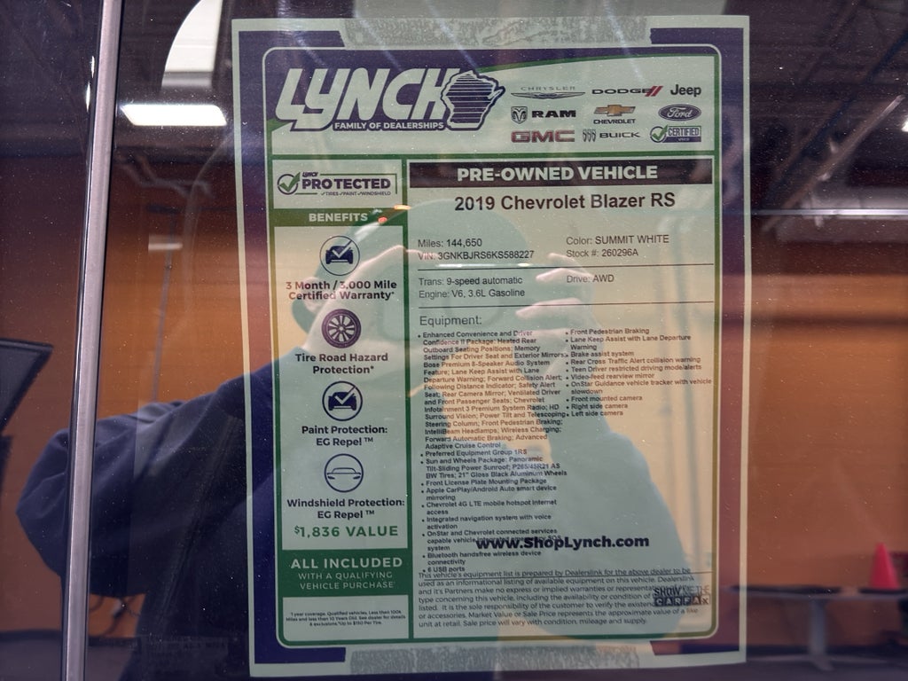 2019 Chevrolet Blazer RS