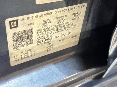 2020 GMC Sierra 1500 SLT