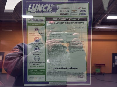 2023 Lincoln Corsair Reserve