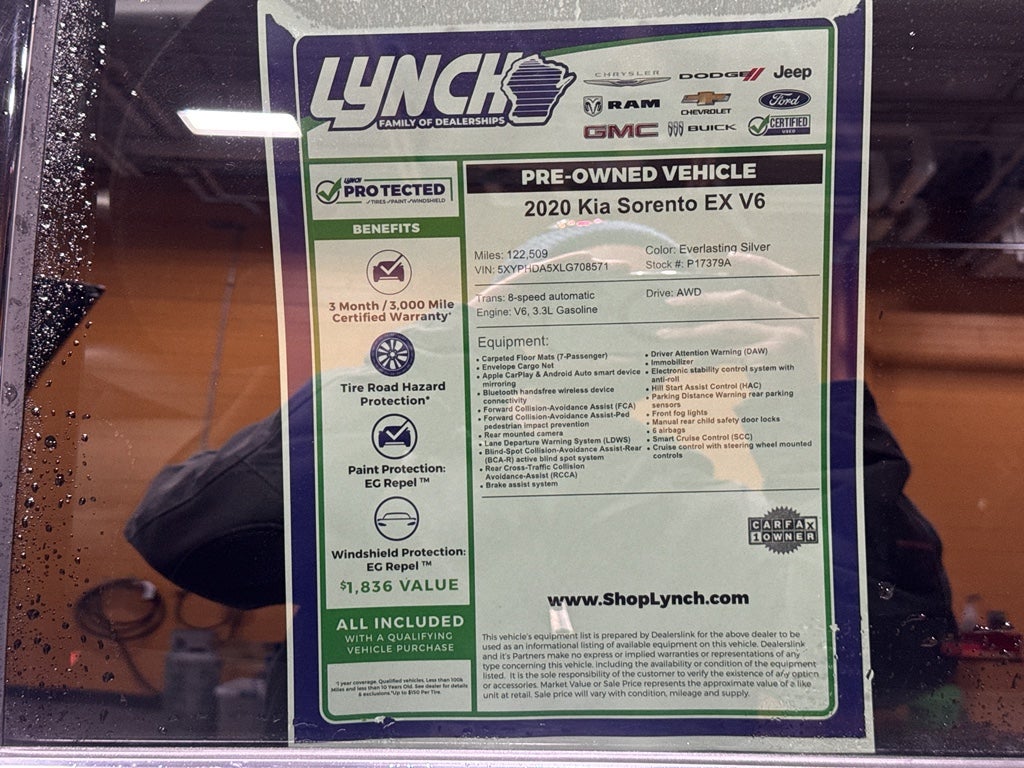 2020 Kia Sorento EX V6