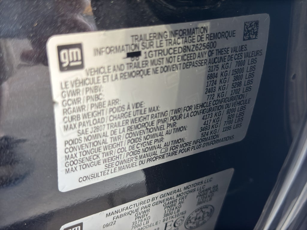 2022 GMC Sierra 1500 Elevation