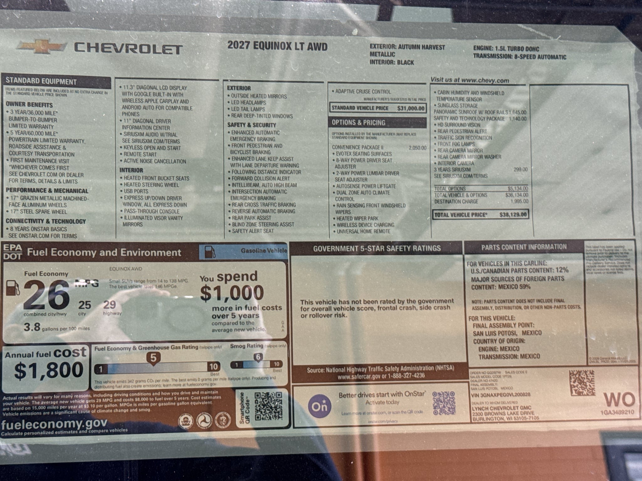 2027 Chevrolet Equinox LT