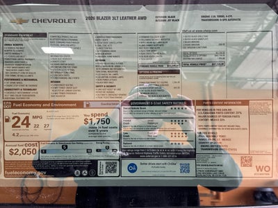 2026 Chevrolet Blazer 3LT