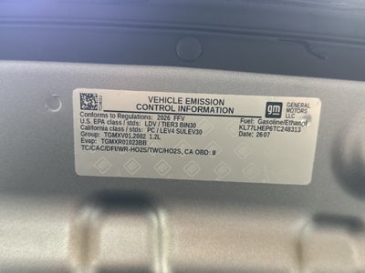 2026 Chevrolet Trax LT