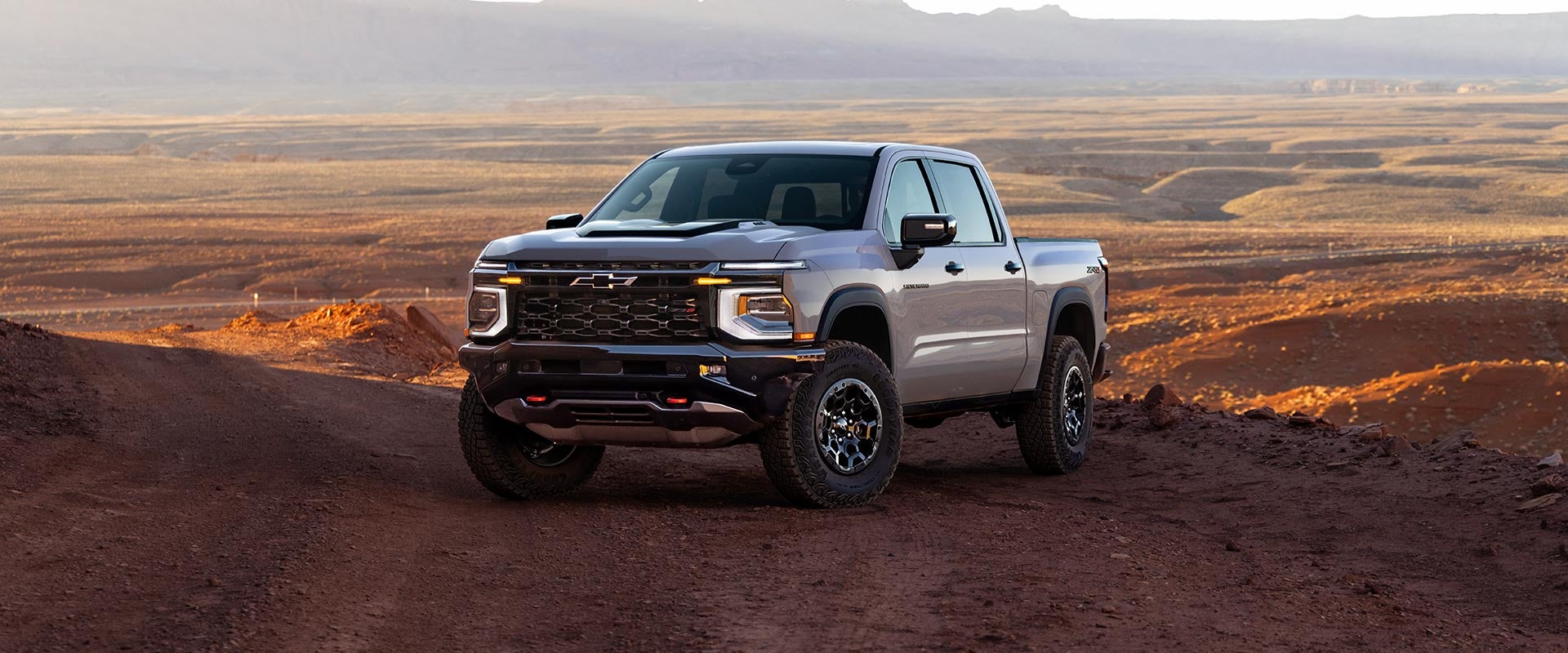 Silver Chevrolet Silverado 1500