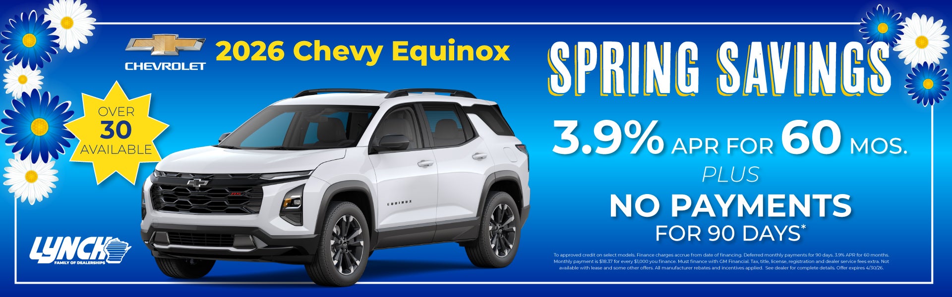 Chevy Equinox savings at Lynch mukwonago