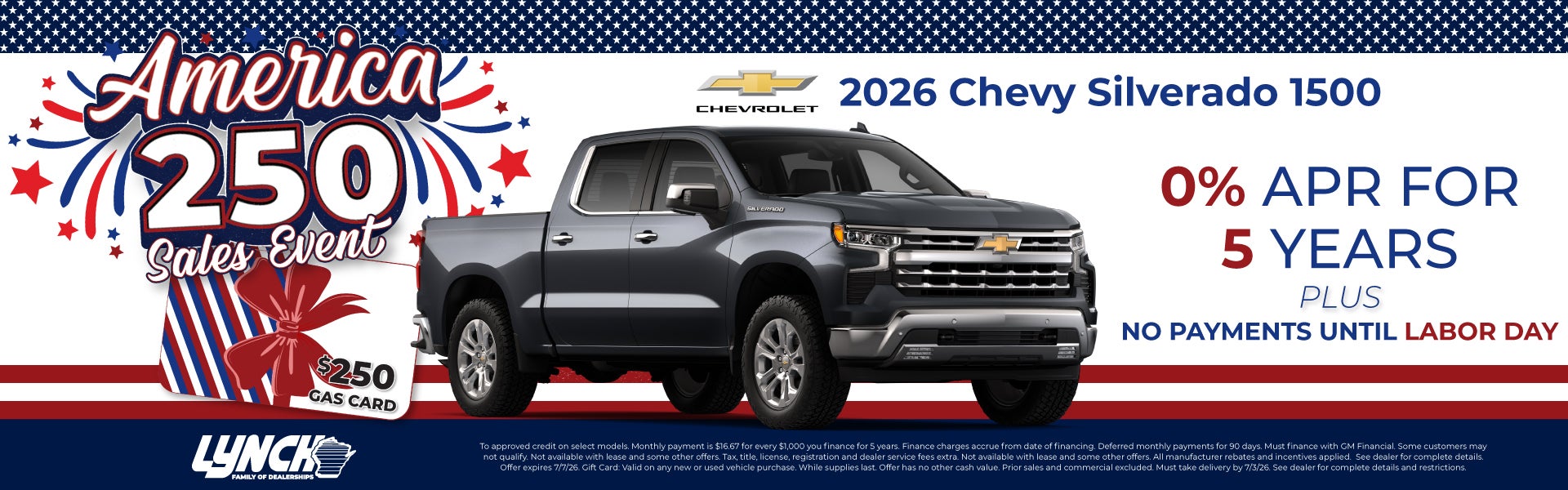 Chevy Silverado offer at Lynch Mukwonago