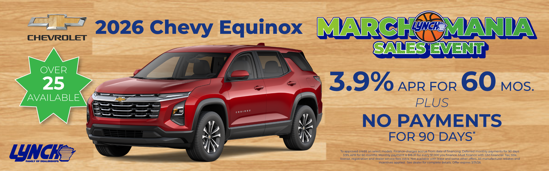Equinox savings at Lynch Chevy Mukwonago