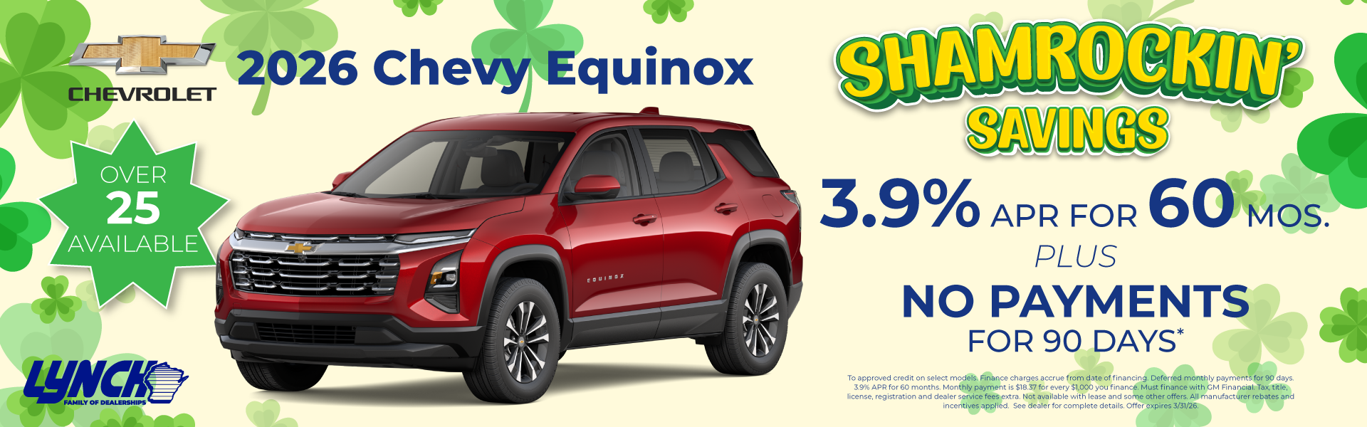 Equinox savings at Lynch Chevy Mukwonago