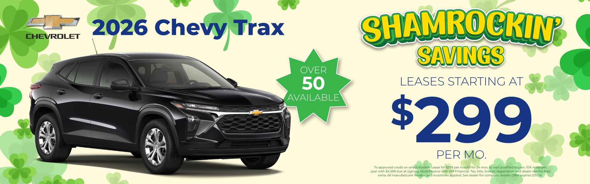 Trax savings at Lynch Chevy Mukwonago