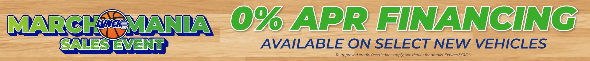 march mania sales event at Lynch chevrolet of mukwonago