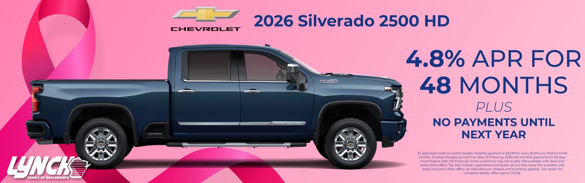 Lynch Chevy Mukwonago Silverado 2500 offer