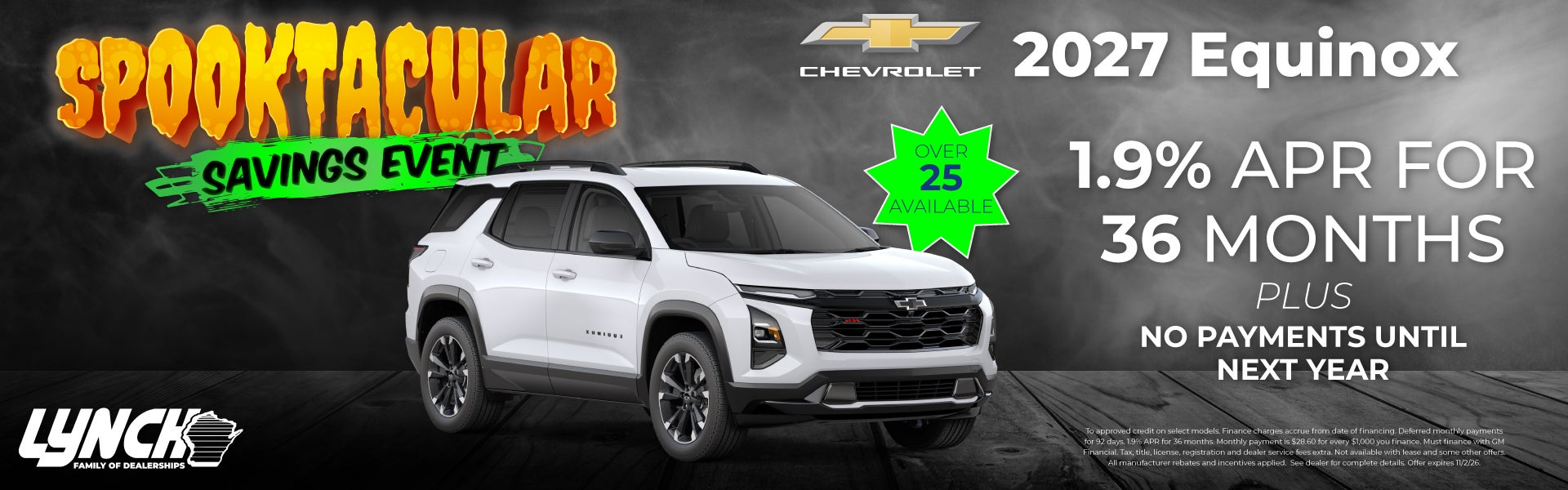 Lynch Chevy Mukwonago Equinox offer