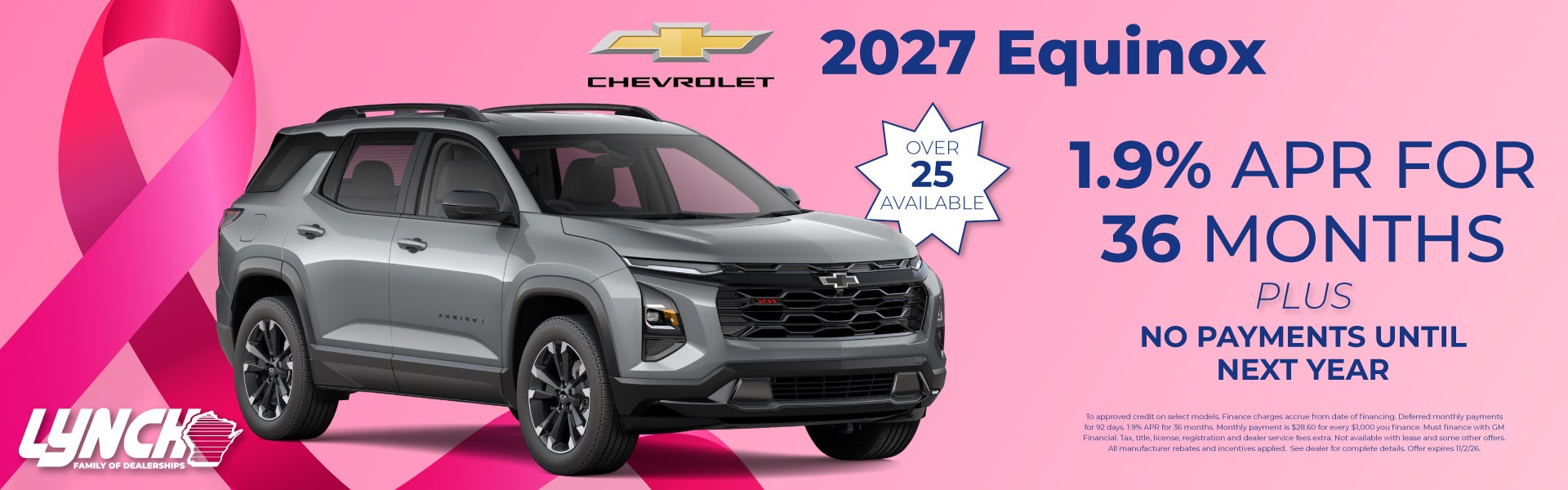 Lynch Chevy Mukwonago Equinox offer