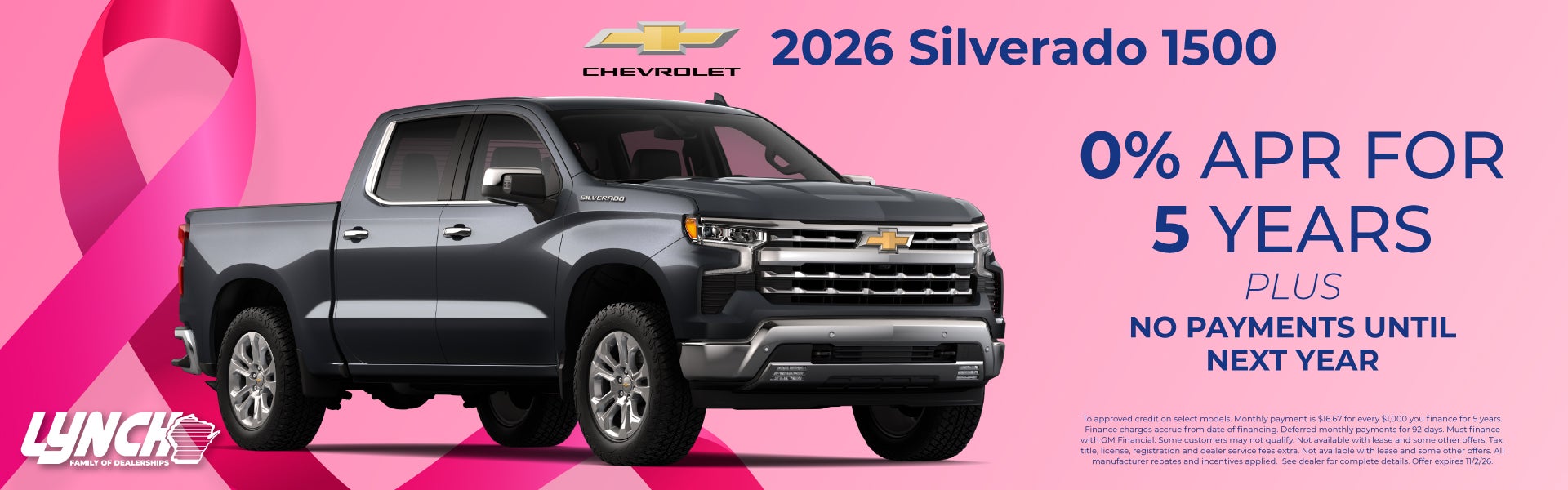 Lynch Chevy Mukwonago Silverado Offer